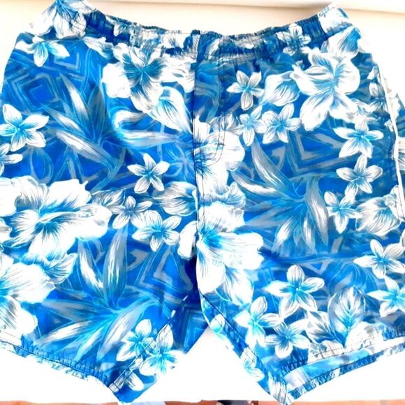 Quicksilver Lined Swim Trunks Side pockets Size S #0239 - Picture 3 of 8